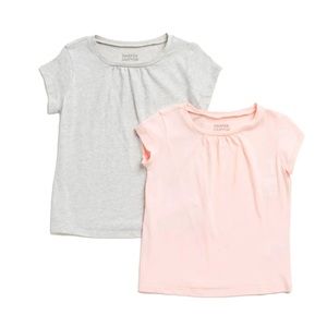 Harper Canyon Little Girl's Short Sleeve T-Shirt Pack of 2